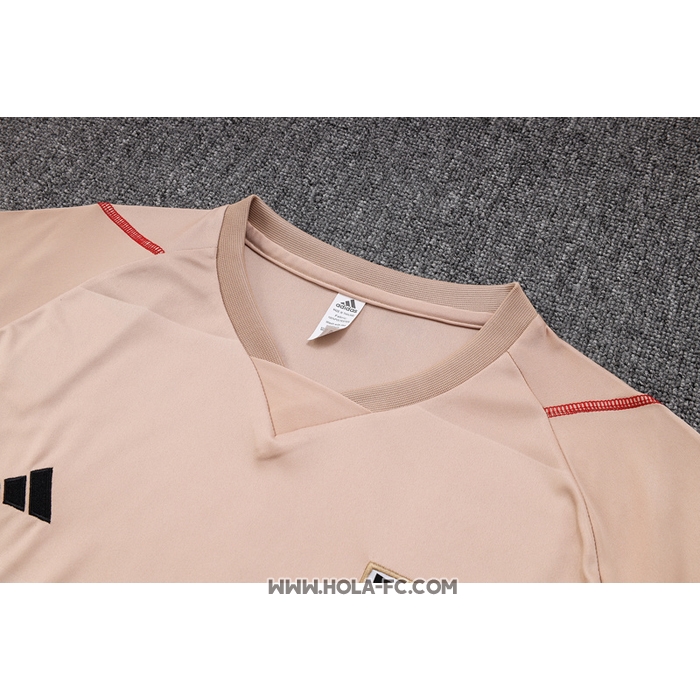 Chandal del Sao Paulo 2023-2024 Manga Corta Amarillo - Pantalon Corto